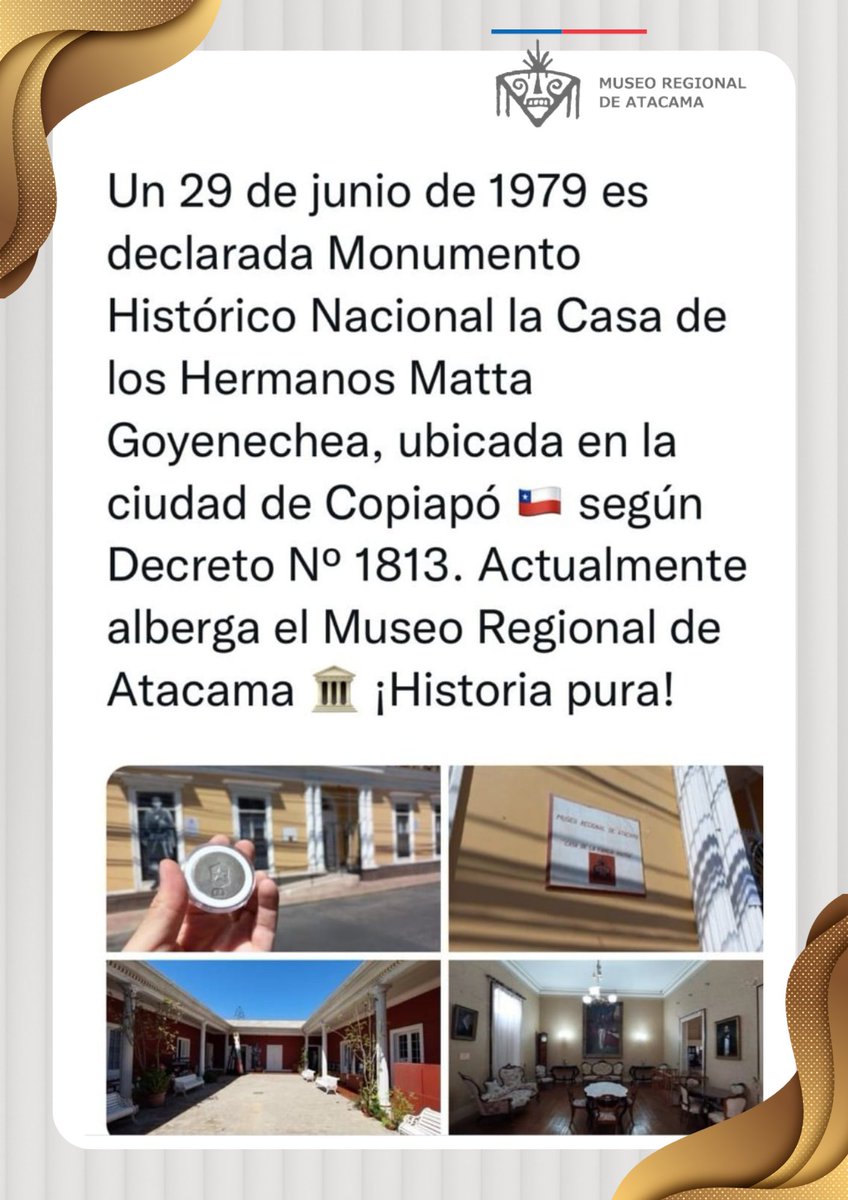 Museo Regional Atacama (@casamattamuseo) on Twitter photo 