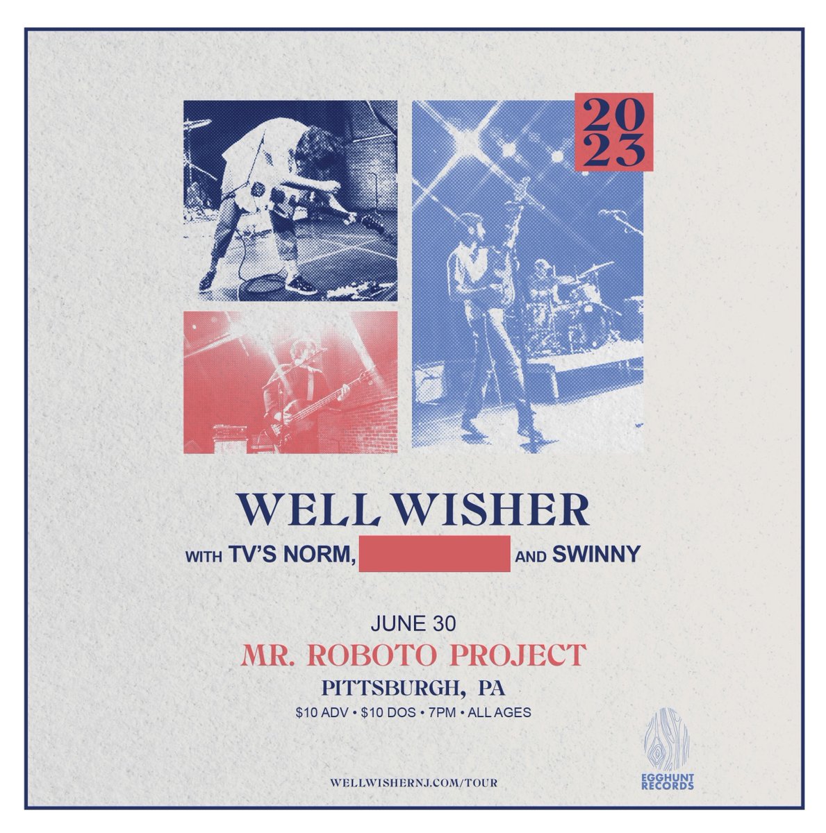 TOMORROW: @WellWisherNJ w/ <a href="/TVsNORM/">TV's NORM</a> + swinny. at <a href="/RobotoProject/">The Roboto Project</a>!!

TICKETS: brownpapertickets.com/event/6006717

FB EVENT: fb.me/e/6oL7DGqTO