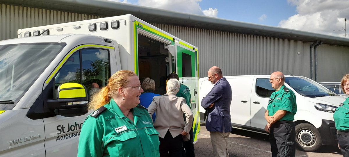 A wonderful event, in recognition of Volunteers efforts, 2 new ambulances blessed and finally redeadication of Staverton Hub. Thanks to our CEO &amp; the County chaplin for supporting us in the Southwest. Well done to District team.  <a href="/stjohnambulance/">St John Ambulance England</a> <a href="/hblondon/">Martin HB</a> <a href="/Hferneyhough1/">Heather Ferneyhough OStJ</a>
