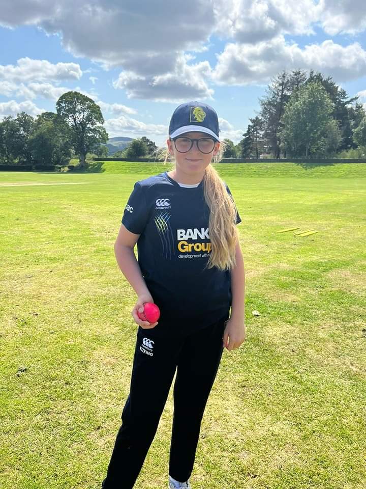 A very special well done Dawdon own Leyla Gale for an outstanding performance with the ball today representing @DCB_Women  u13s away at Cumbria.

Leyla bagged a double hatrick with fabulous figures of 6-3. An unbelievable achievement rarely seen at any level in cricket 🏏