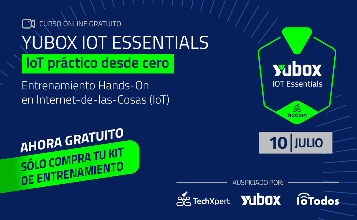 TechXpertGuru's tweet photo. 📢 ¡Sumérgete en el emocionante mundo del Internet de las Cosas (#IoT) con nuestro curso en línea! 

🌐🔌 Aprende desde cero y adquiere habilidades prácticas en electrónica, sensores, conectividad, seguridad y más. 

💡💻 ¡Desata tu creatividad y conviértete en un experto del IoT! 🚀✨ ¡Regístrate ahora y comienza a construir el futuro conectado que todos imaginamos! 

 📆10 de Julio
⏰5:00 PM - Ecuador
🔗https://t.co/eifc6EXgRu

#IoTPráctico #AprendeIoT #DesarrolloTecnológico #InternetDeLasCosas