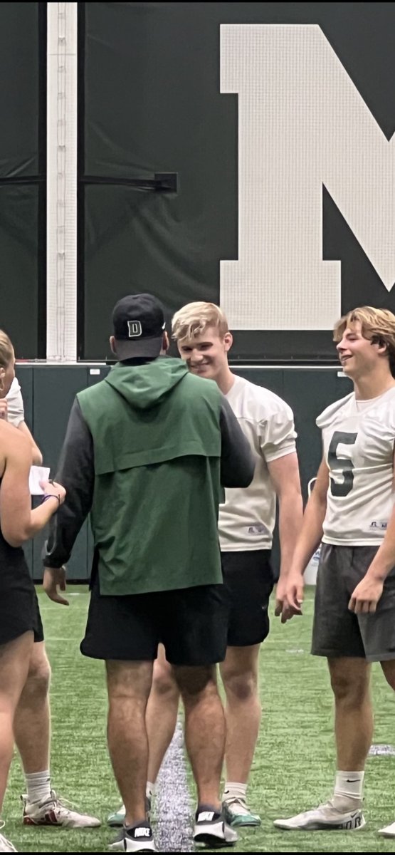 Aaron Scherp (@aaronscherp) on Twitter photo Thanks <a href="/DartmouthFTBL/">Dartmouth Football</a> for an awesome camp! Appreciate you coaching me up <a href="/CoachJoeCas/">Joe Castellitto</a> ! Great campus, great coaches, and great competition. <a href="/CoachDaft/">Kevin Daft</a> <a href="/coach_dobes/">Don Dobes</a> <a href="/Coach_McCorkle/">Sammy McCorkle</a>
🌲#TheWoods🌲 Thanks <a href="/DartmouthFTBL/">Dartmouth Football</a> for an awesome camp! Appreciate you coaching me up <a href="/CoachJoeCas/">Joe Castellitto</a> ! Great campus, great coaches, and great competition. <a href="/CoachDaft/">Kevin Daft</a> <a href="/coach_dobes/">Don Dobes</a> <a href="/Coach_McCorkle/">Sammy McCorkle</a>
🌲#TheWoods🌲