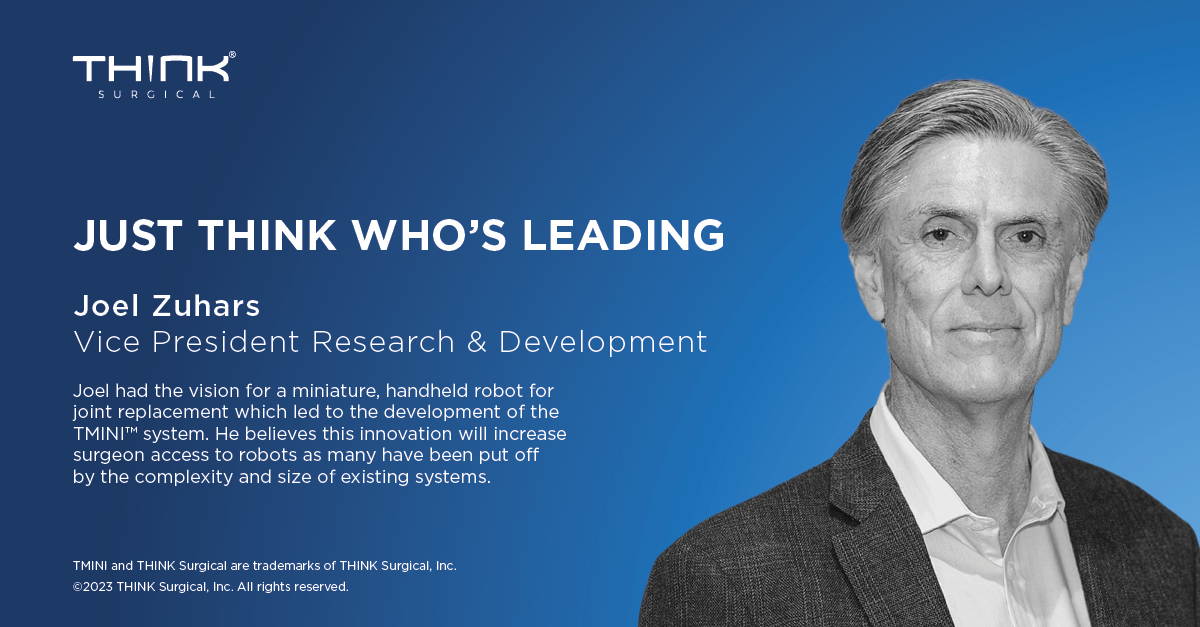 Joel has extensive knowledge and experience in surgical robotics and was one of the early pioneers in Orthopedic robotics through his work on ROBODOC.

 #ThoughtProvokingTechnology
#future #orthopedics #robotics