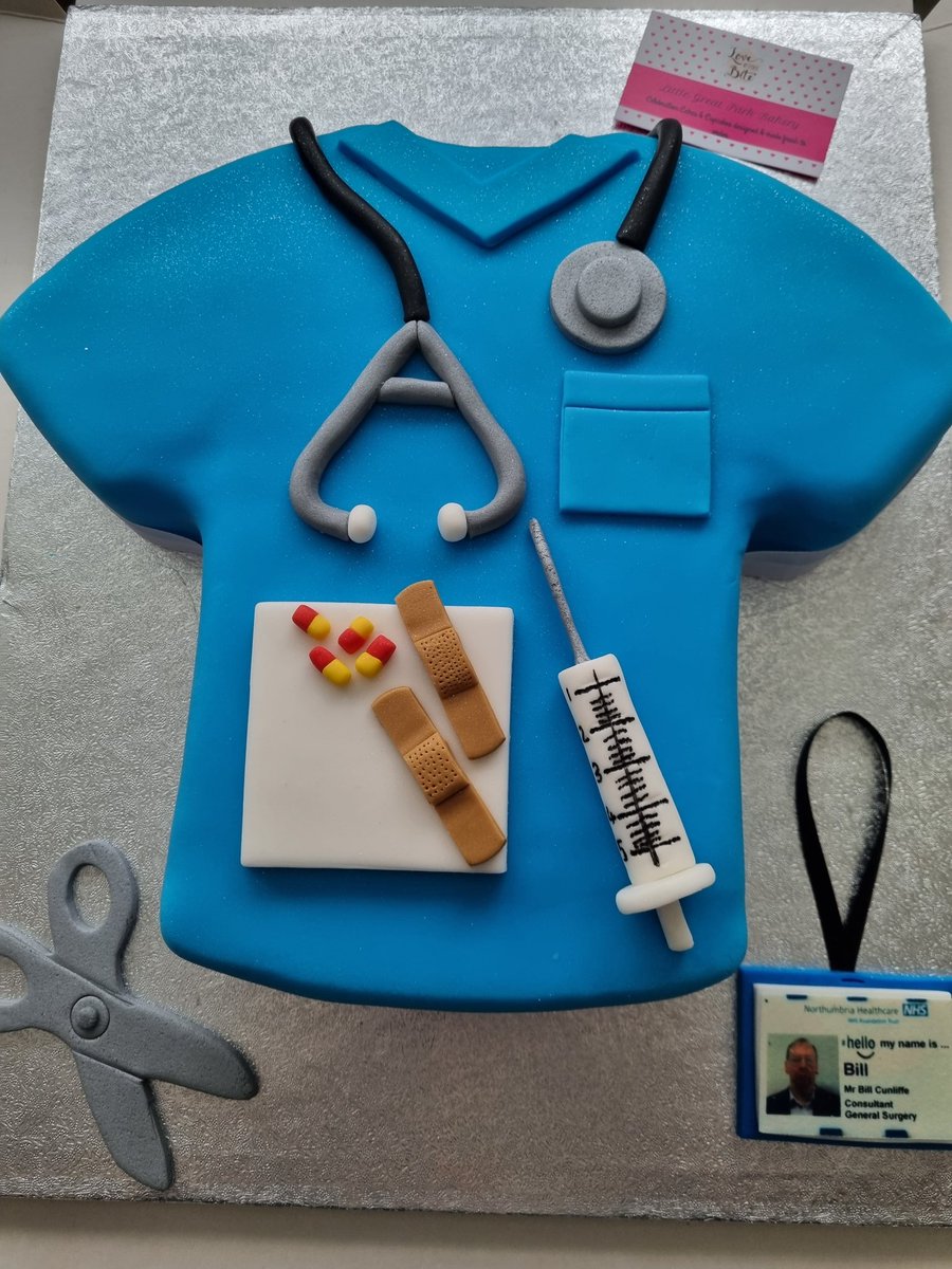 We said goodbye to our lovely Mr Cuncliffe, who hung up his scope for the last time today. We will still see him around doing various work but not in endoscopy. @NorthumbriaNHS