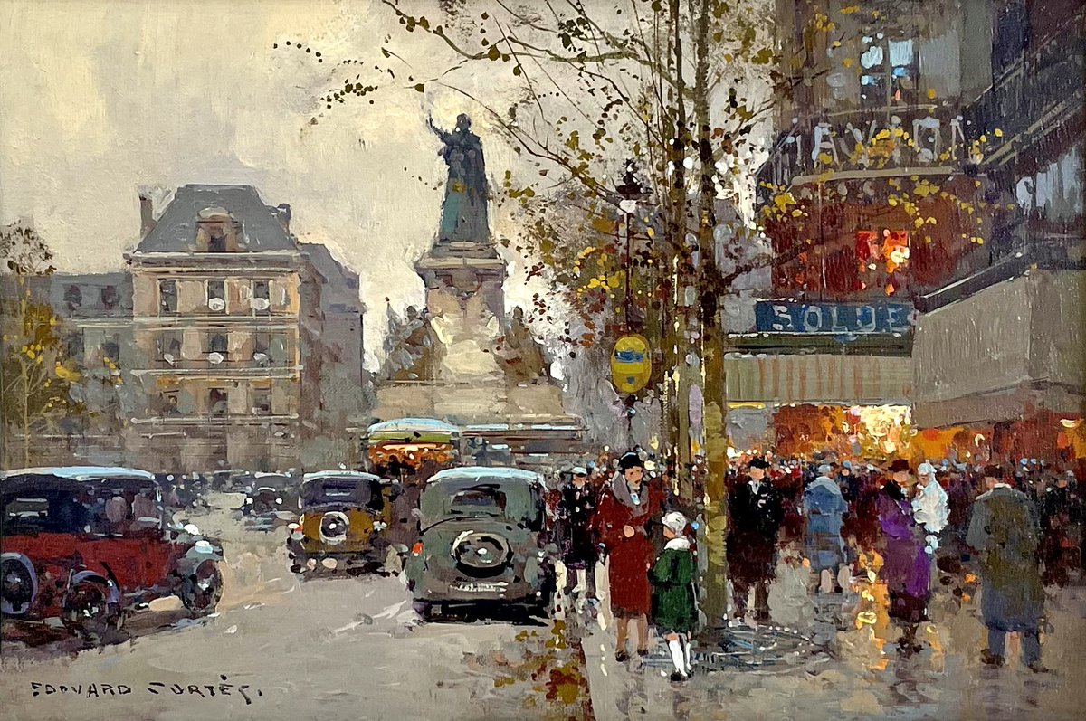 Édouard Cortès.
Place de la République 
Paris.