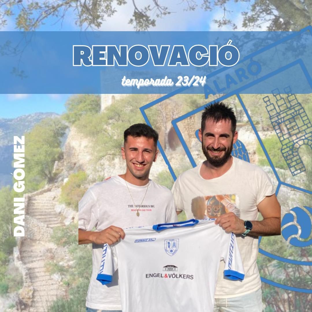 UeAlaro's tweet image. 🚨🚨
I ara un altre de la casa, Dani Gomez jugador que ens aportarà velocitat i agilitat a part de gol assegurat, pot jugar a totes les posicions d&apos;atac!!!
Gràcies per confiar .⚡️⚽️
#soimalaro #goblancos