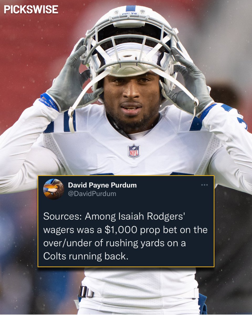 Pickswise on Twitter "One of Isaiah Rodgers' multiple wagers last