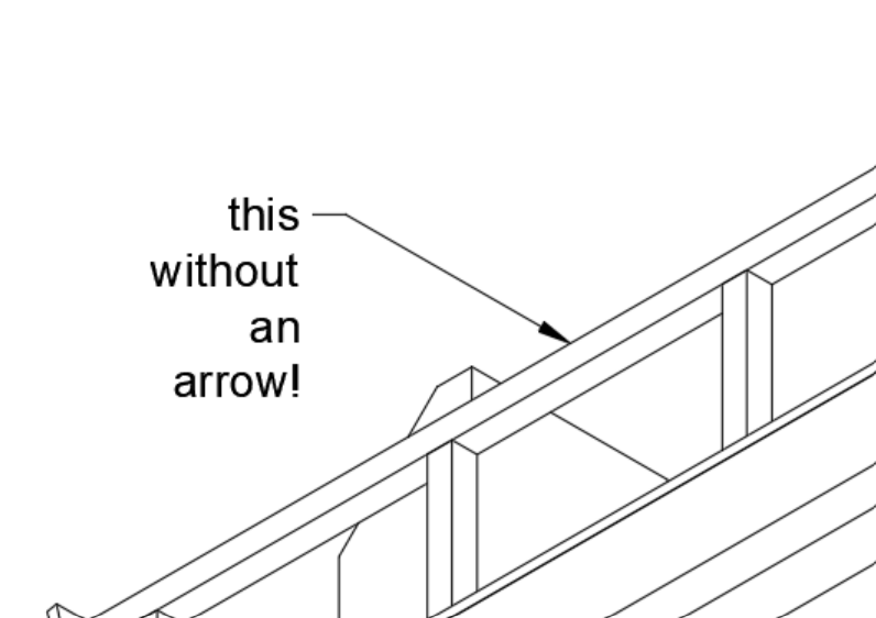 Hmm. I've got to be missing something obvious. How to make an arrowless leader in @adskFusion360 ?