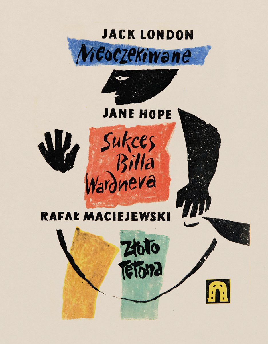 The cover for 'Nieoczekiwane i inne opowiadania' ∘ Designed by Andrzej Czeczot, 1960.