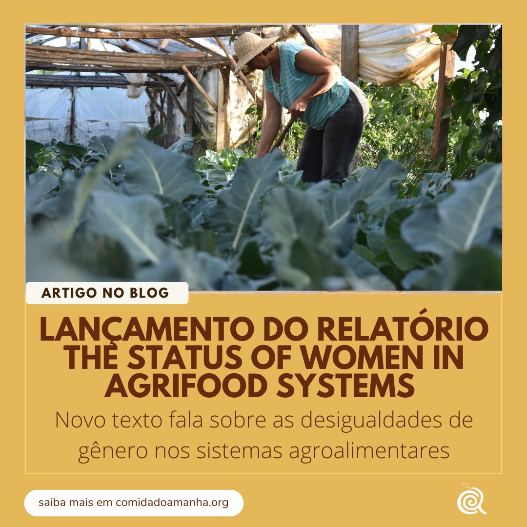 Tem artigo novo no blog 📣

O relatório The Status of Women in Agrifood Systems  nos dá alertas de que as desigualdades de gênero ainda seguem muito presentes entre mulheres e homens que trabalham nos sistemas agroalimentares. 

Acesse: encurtador.com.br/vADE7