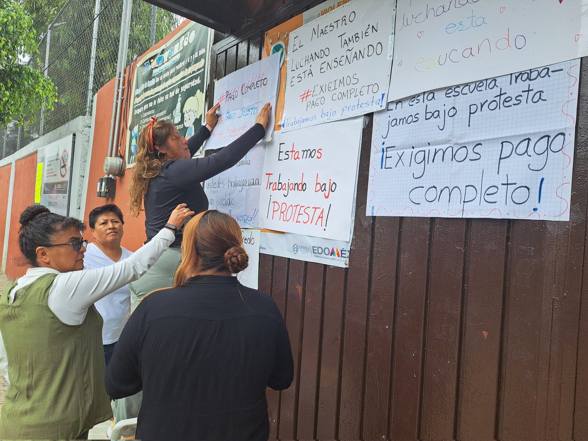 MalvaezVegAshly's tweet photo. Todo trabajador es digno de su salario, y más un buen docente que sirve a su comunidad.
Por un salario justo y el pago completo a lo no recibido.
#JusticiaSalarialParaElMagisterioEstatal #pagocompletoExigimos #alfredodelmazoaumentosalarial #GerardoMonroy #MarcoAurelioCarbajal https://t.co/BkWEbKmxAF