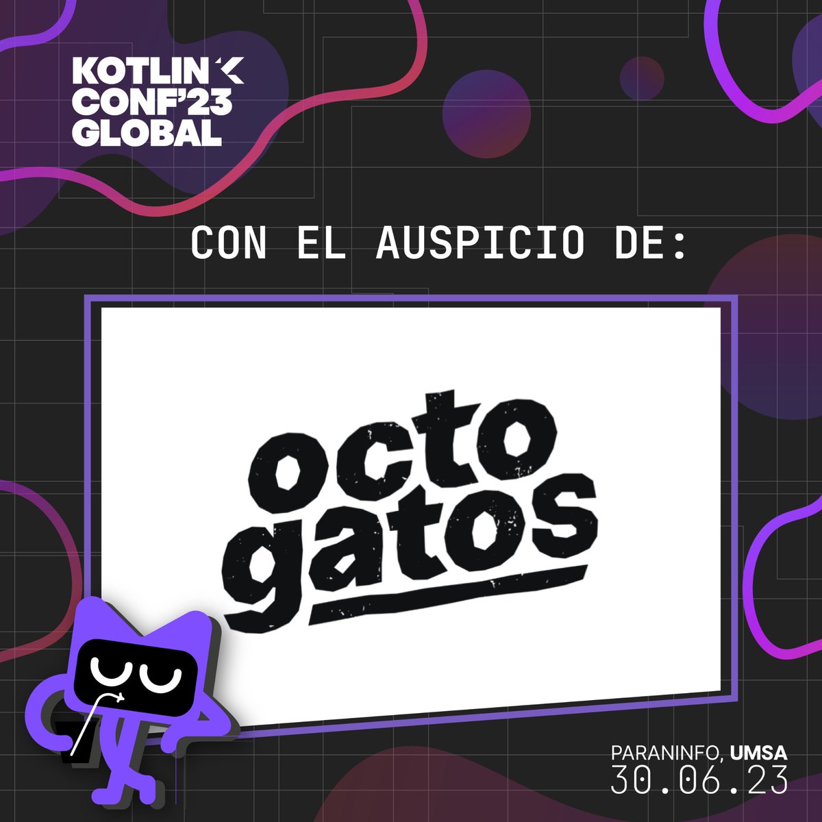 KotlinLaPaz's tweet image. ❤️ Sponsor KotlinConf'23 Global La Paz ❤️
 GitHub Presente ingresa a: meetup.com/es/githublatam/
⚠️ ¿Quieres participar? ⚠️
📅 Viernes, 30 de Junio
💸 Gratuito.
⏰ 09:30 am
📍Paraninfo, UMSA
🔗 Inscríbete: kotlinlapaz.github.io/KotlinConf
#KotlinConf #KotlinConfGlobal #KotlinLaPaz