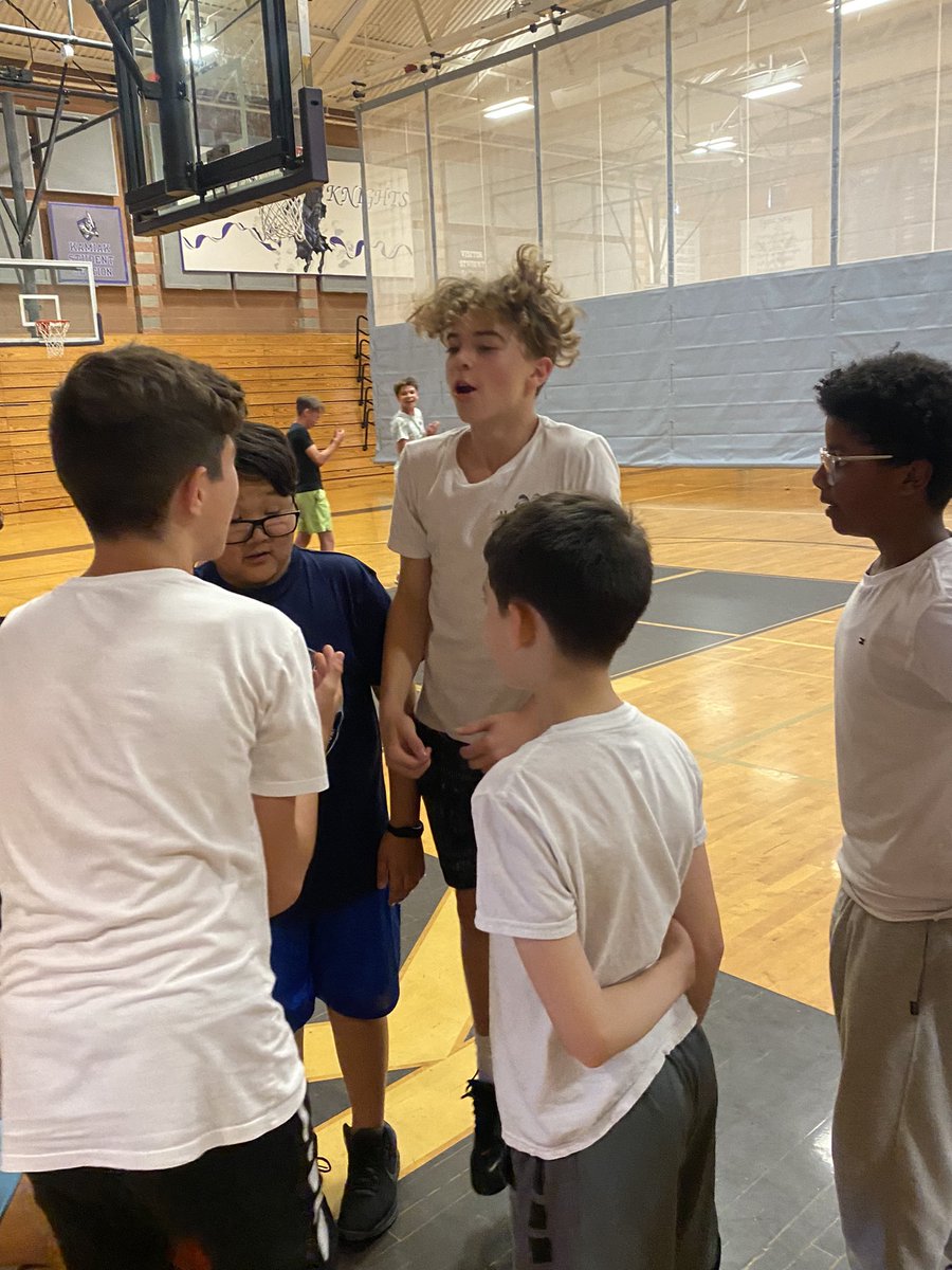 KamiakBball's tweet photo. Youth Camp 2023 is in the books! Thanks to our player coaches, future Knights players, and volunteers for a great week of Kamiak hoops! 

#GoKnights🏀 https://t.co/KbXmD05J9e