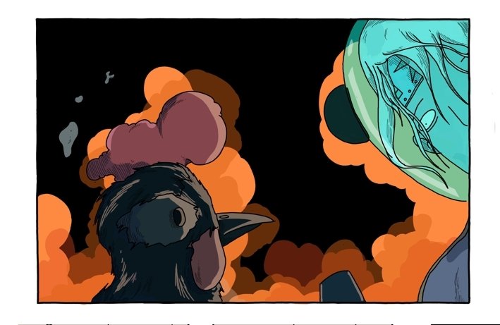 Esme, the emotional support chicken from my <a href="/topshelfcomix/">Top Shelf Productions</a>  sci-fi GN that I'm currently working on...

#comics #comicart #comicbook #book #graphicnovel #workinprogress #read #illustration #sciencefiction #scifi  #chicken <a href="/idwpublishing/">IDW Publishing</a> #drawing  #future  #space #dream #lovestory