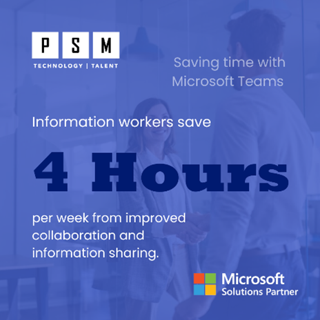PSMPartners's tweet photo. 📊 Boost Productivity with Microsoft Teams: Save 4 Hours Weekly! ⏰💻

Teams' seamless channels, document sharing, and productivity tools enable efficient collaboration. Say goodbye to email overload and searching—Teams streamlines processes, keeping focus on what matters. 📎🤝 https://t.co/Akq7uN0451