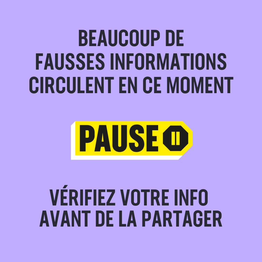 Ce que vous partagez sur vos réseaux sociaux peut être lourd de conséquences.

Vendredi, Journée des réseaux sociaux, engagez-vous à faire barrage à la propagation des fausses informations en ligne. takecarebeforeyoushare.org/fr