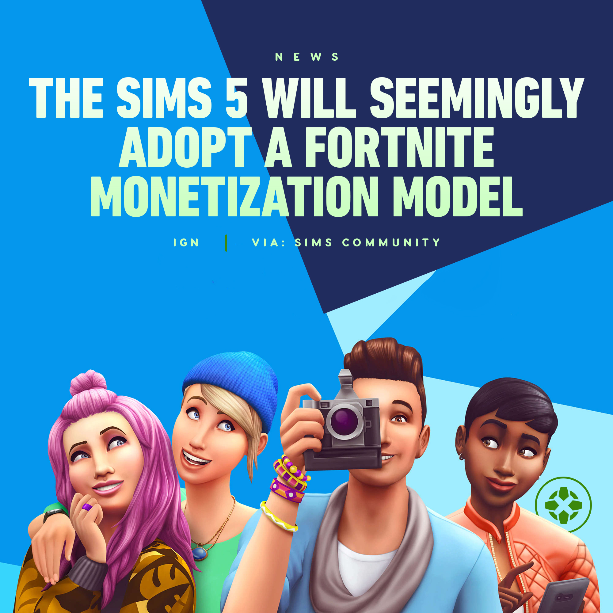 IGN on X: EA will seemingly make The Sims 5 a free to play game that  allows user generated content in a monetisation model similar to  Fortnite's, which lets players make their