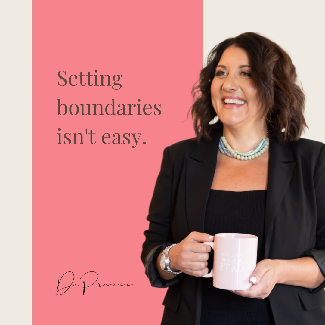 Setting boundaries will feel uncomfortable at first, but it's crucial for healthy personal and business relationships. Keep it simple, use few words, be kind and be direct. Then, allow people the dignity to have their own reactions.

#DianePrinceCoaching #SettingBoundaries