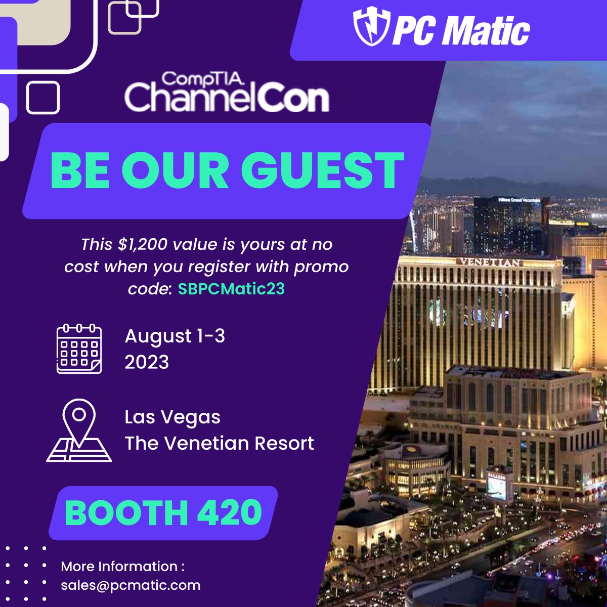 pcmatic's tweet image. YOU'RE INVITED 

ChannelCon is your opportunity to hear firsthand the critical trends, best practices, and research from industry professionals, peers, and experts. Get the information you need to help your business grow!

Register today!
i.snoball.it/p/DupN/l

#ChannelCon