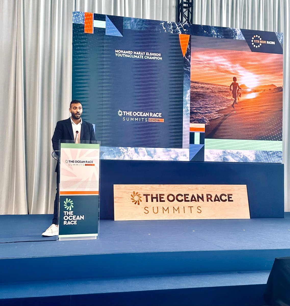 On June 27th I had the honour to deliver a call for action on behalf of the #youth4climate community at the Ocean Race Summit. 

I’m grateful to @undp_romecentre and the #Youth4Climate for this opportunity, together for a Universal Declaration of Ocean Rights. 

#theoceanrace
