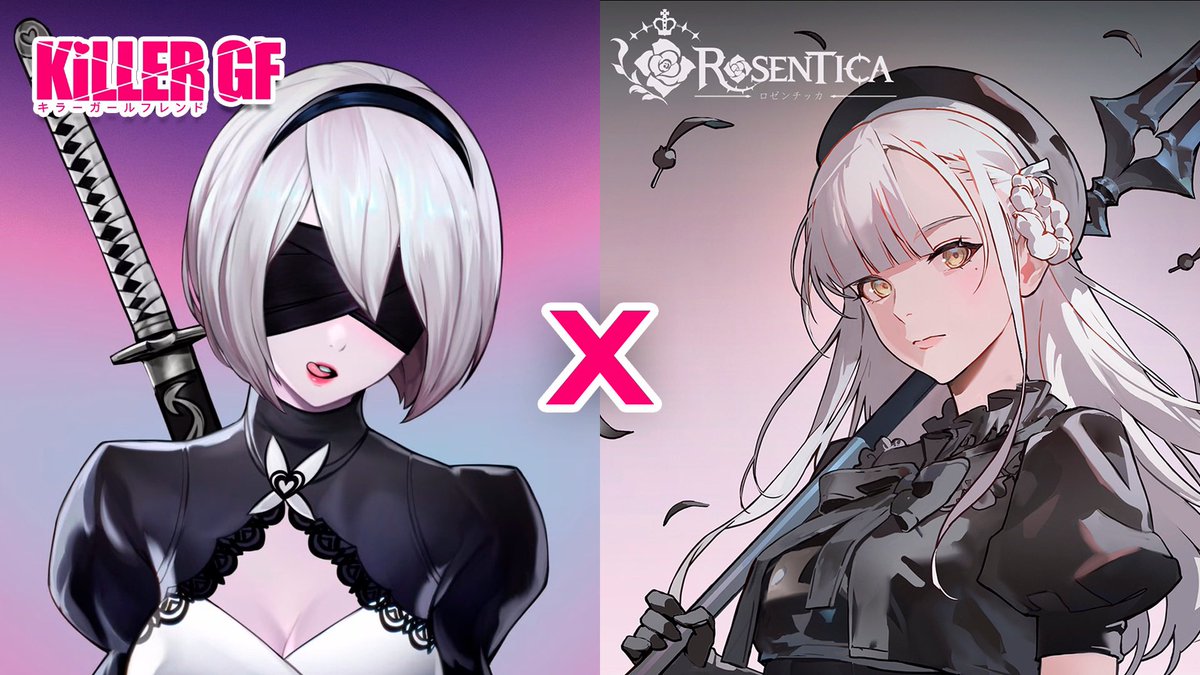 Killer GF x Rosentica ❤️⚔️

We're excited to share that <a href="/Rosentica/">Rosentica ®</a> has given us 3 WL spots to giveaway! 

To enter: 
⚔️Follow <a href="/killergfnft/">KILLER GF</a> &amp; <a href="/Rosentica/">Rosentica ®</a> 
⚔️Like &amp; RT 
⚔️Tag 3 of your crew

Winners drawn in 24 hours!🏆