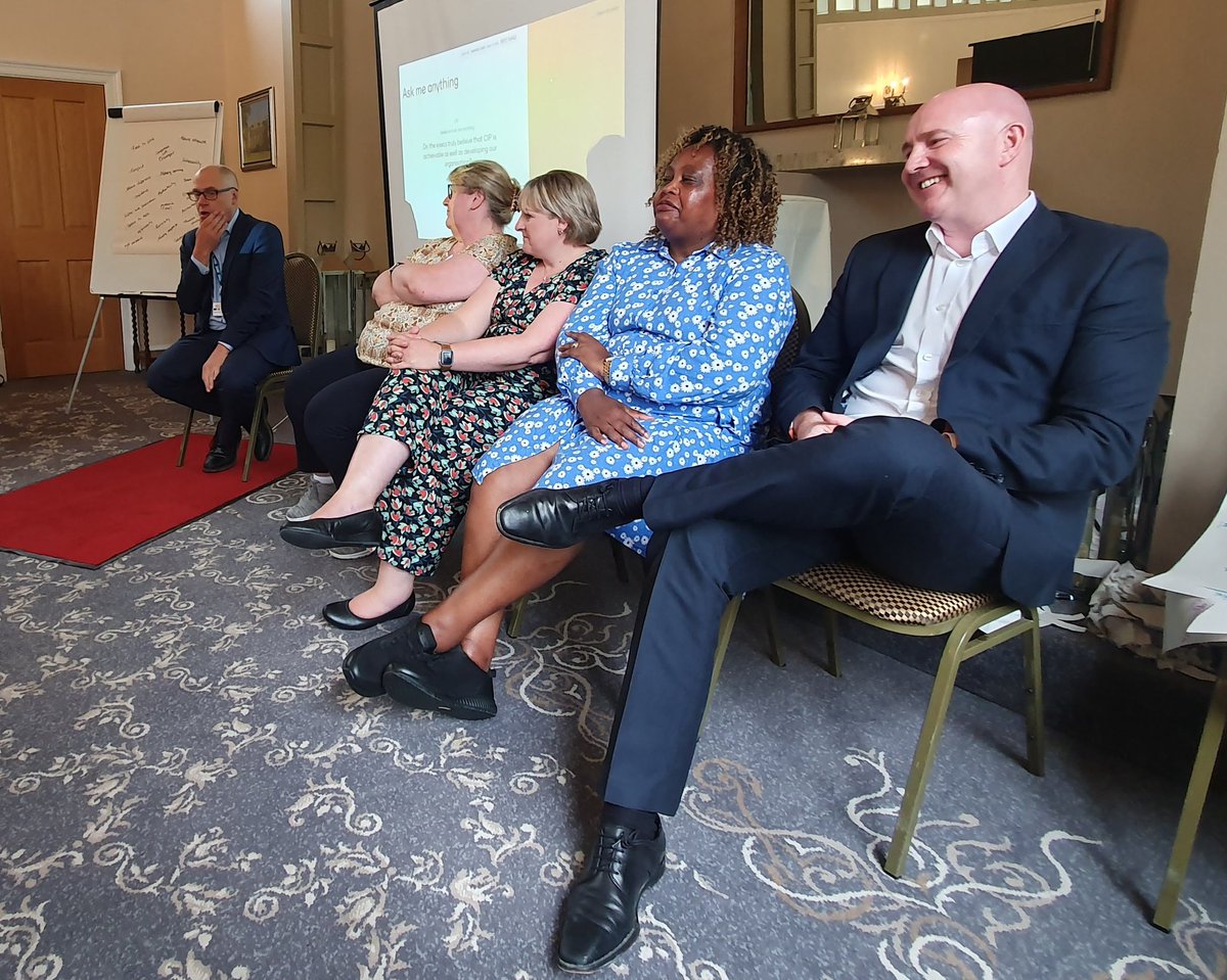 claretwiggpeckh's tweet photo. Q and A with the execs yesterday at #TrustManagementGroup @UHMBT #Appreciate #PsychologicalSafety #Accountability #personalchallenges #CompassionateLeadership #priorities #Elephants #selfcare #resilience good2bface2face #thankyou https://t.co/TqypcGe5Tn