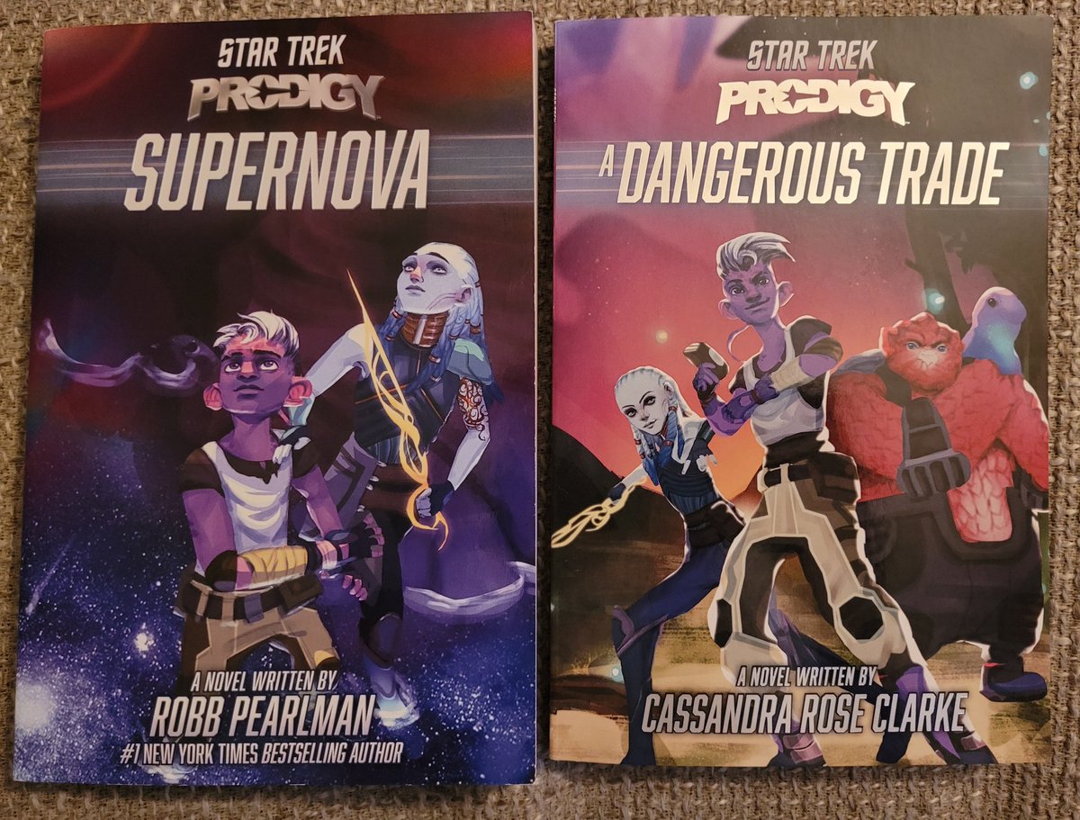 Got the books today. They will be a fine read for summer break. 
#StarTrekProdigy #SaveStarTrekProdigy