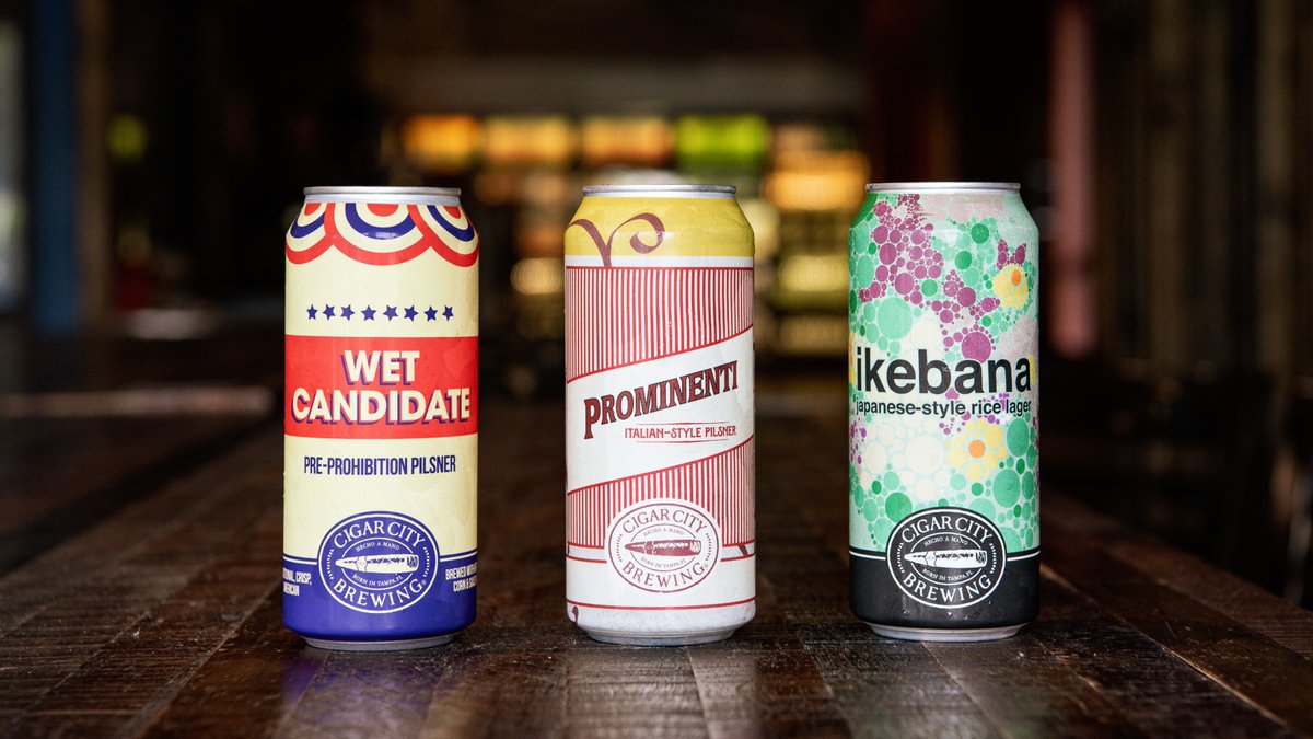 Cool down with a something on the lighter side. Limited release lager and pilsners available in 4 packs at our taproom now. 🍻