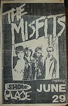 deathrockdotcom's tweet image. Today in 1978: Misfits with The The, Rozz @ Show Place, Dover, NJ #misfits #vintagepunkflyers #thethe #todayin1978