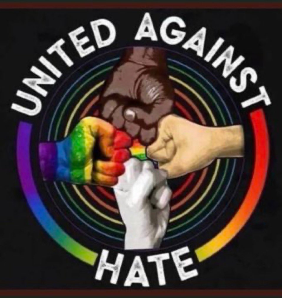 We the people means we the people united against hate, racism, LGBTQ bashing, and misogyny.
#BluePride
