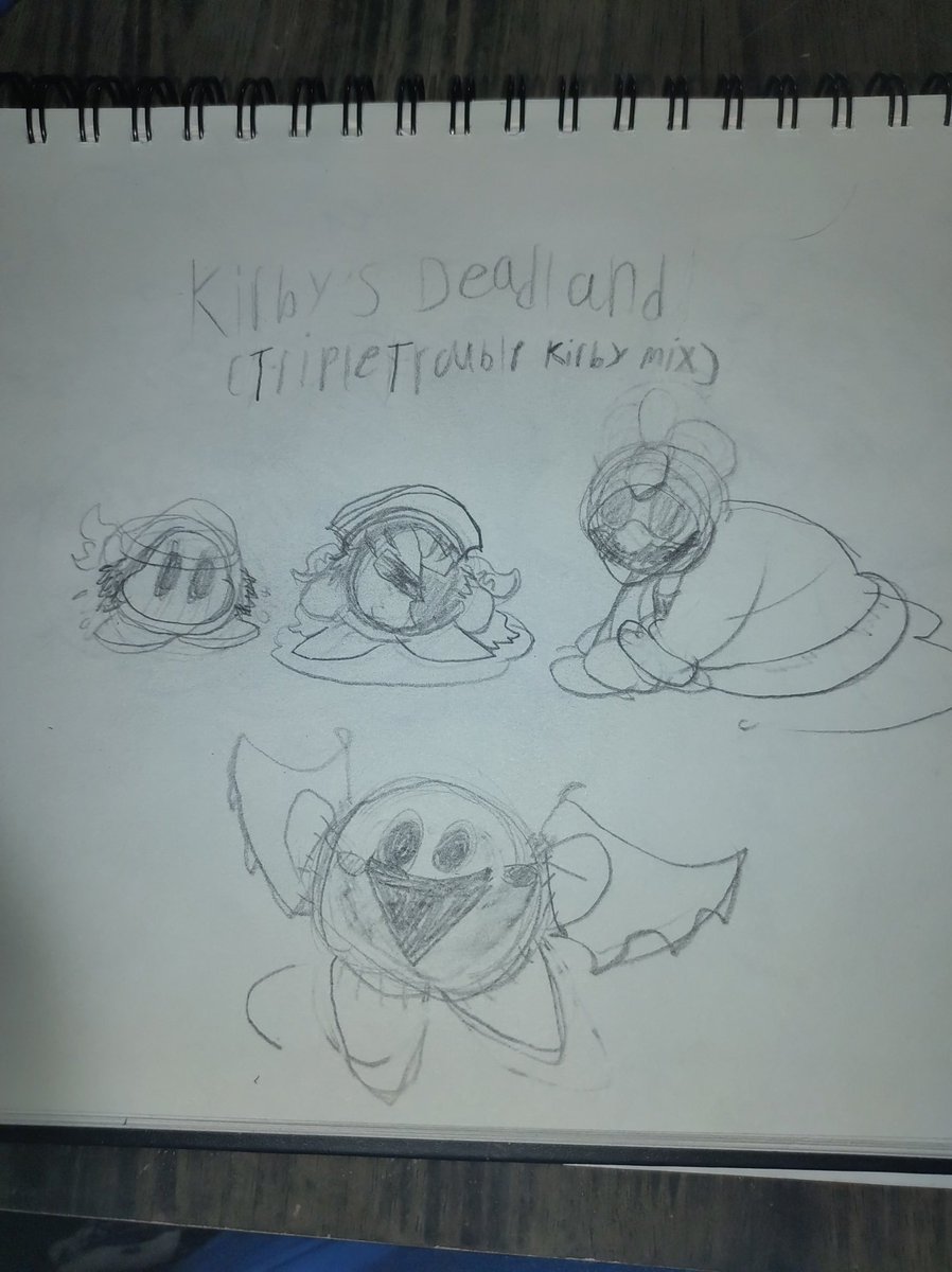 TT remix based on a RTDR creepypasta I remembered reading
#exe #kirbyexe #kirby #bandanadee #metaknight #kingdedede #vssonicexe #tripletrouble #conceptart #myart #traditionalart