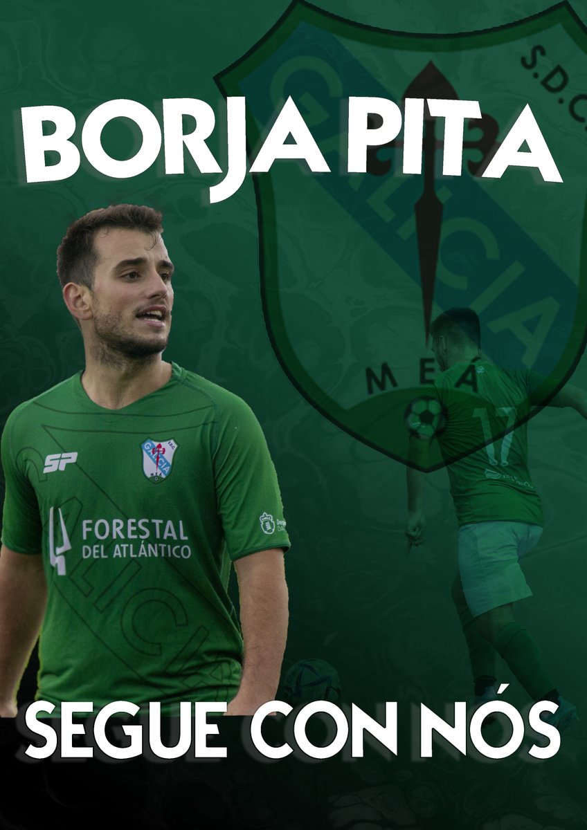 GaliciaMugardos's tweet photo. Renovación❗
Unha boa noticia para finalizar o día, a renovación de un da casa. Borja Pita renova un ano mais para demostrar o amor polo club. O lateral de mugardos vestirá o seu segundo ano a camiseta do Galicia. https://t.co/SDiUR9BxE4