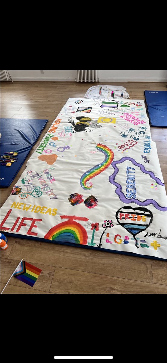 RossieEducation's tweet image. Young People from both Clova and Lomond Schools @RossieYPT have worked collaboratively to create this powerful banner for #DiversityWeek2023 
Isn’t it inspiring?
#loveislove #BeeYourself #respect #Pride
🐝📚🍎🤍🖤💙🌌💪🏻🏳️‍🌈