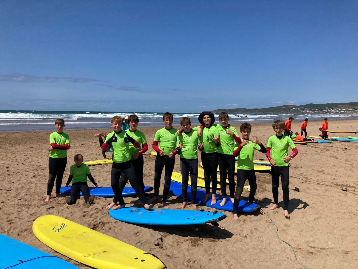 Beautiful weather for the surfers this afternoon!