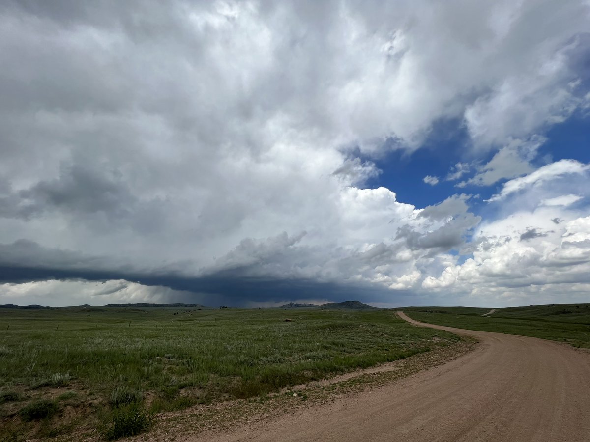 Frolicking in the foothills with this future supercell #WYwx