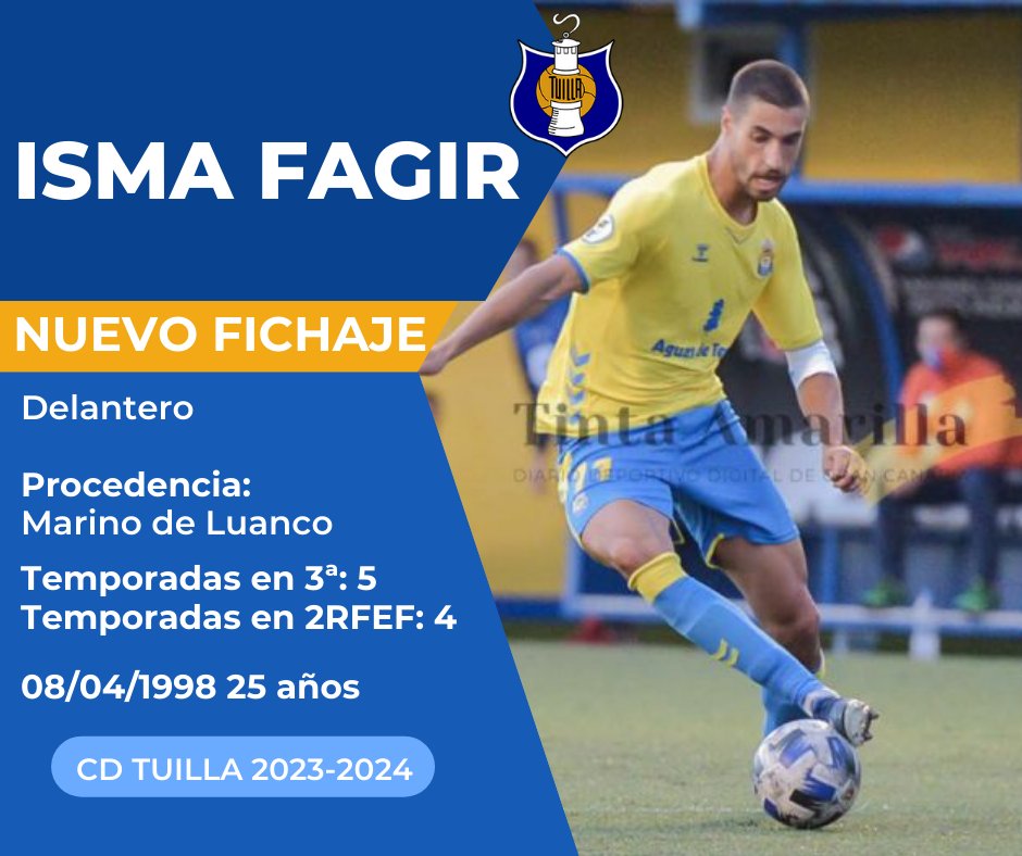 Oficial: Isma Fagir, delantero centro procedente del C Marino Luanco, nuevo jugador dinamitero 💣💣