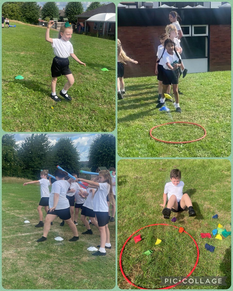Sports’ Day - Take 2! This morning, we completed personal challenges, using a variety of skills. I’ve been busy counting points and the winner of Sports’ Day 2023 will be announced tomorrow! 💚💙❤️💛<a href="/GrangeMissA/">GrangeMissA</a>
