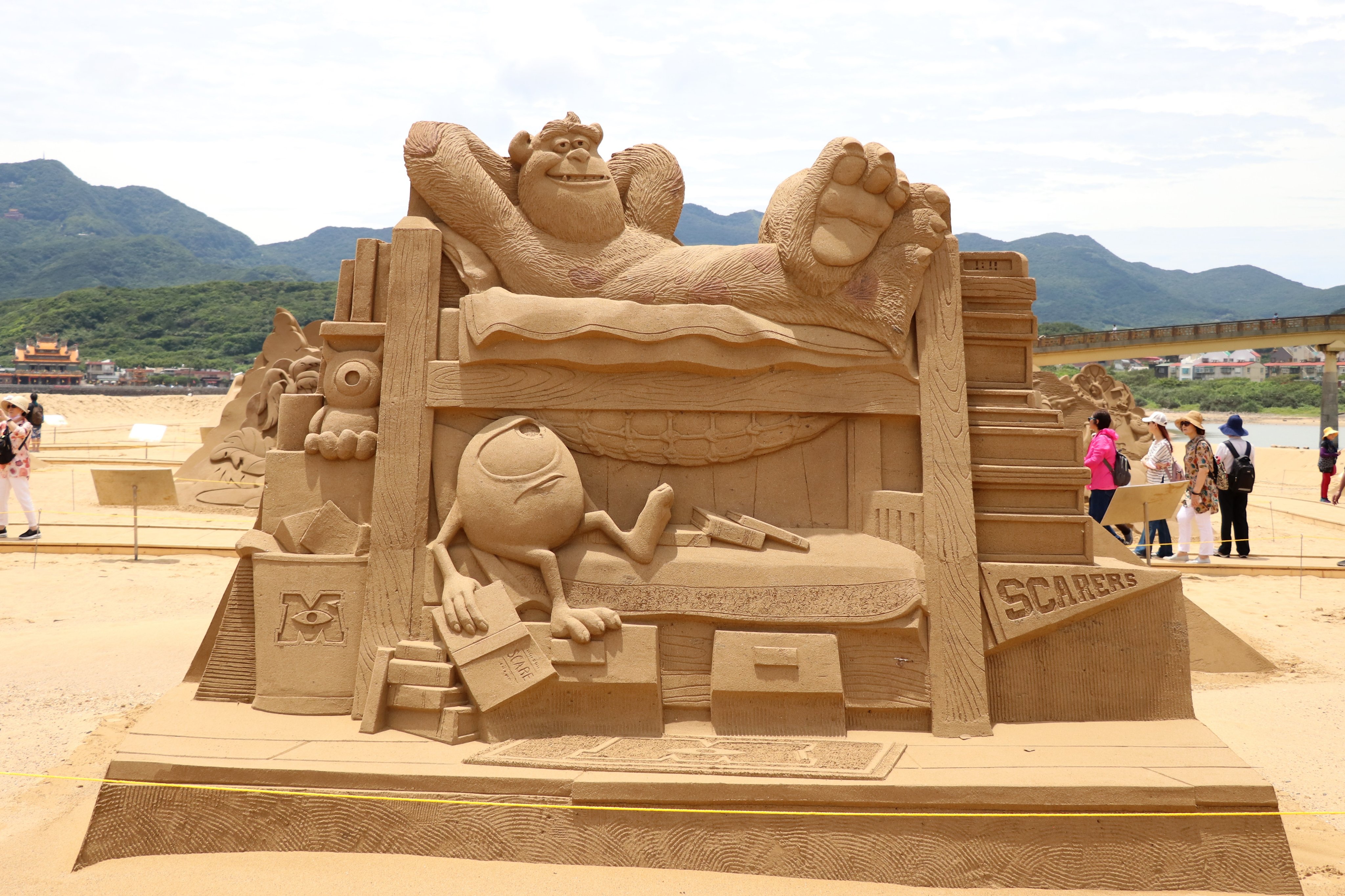 Disney Sand Sculptures at Taiwan's Fulong Beach - TaiwanPlus