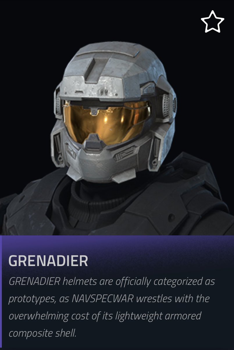 One cool thing I don’t recall anyone talking about is how Grenadier’s Infinite description retroactively explains why Jorge’s helmet sounded so light when he dropped it before blowing up the super carrier