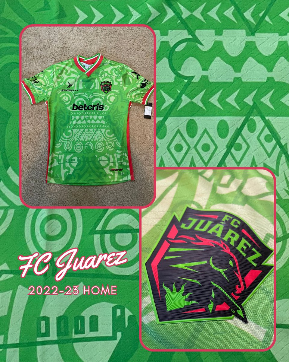 New kit from @fcjuarezoficial 

#badgeporn 🤤 #fcjuarez #LigaMX #juarez #bravos