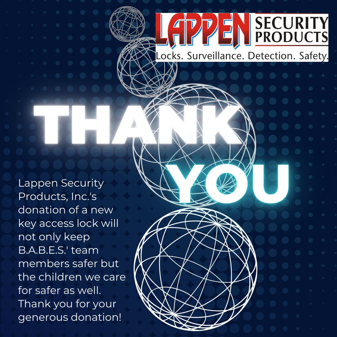 babeshelp's tweet photo. Thank you @LappenSecurity for supporting us! https://t.co/TowDDeONsn