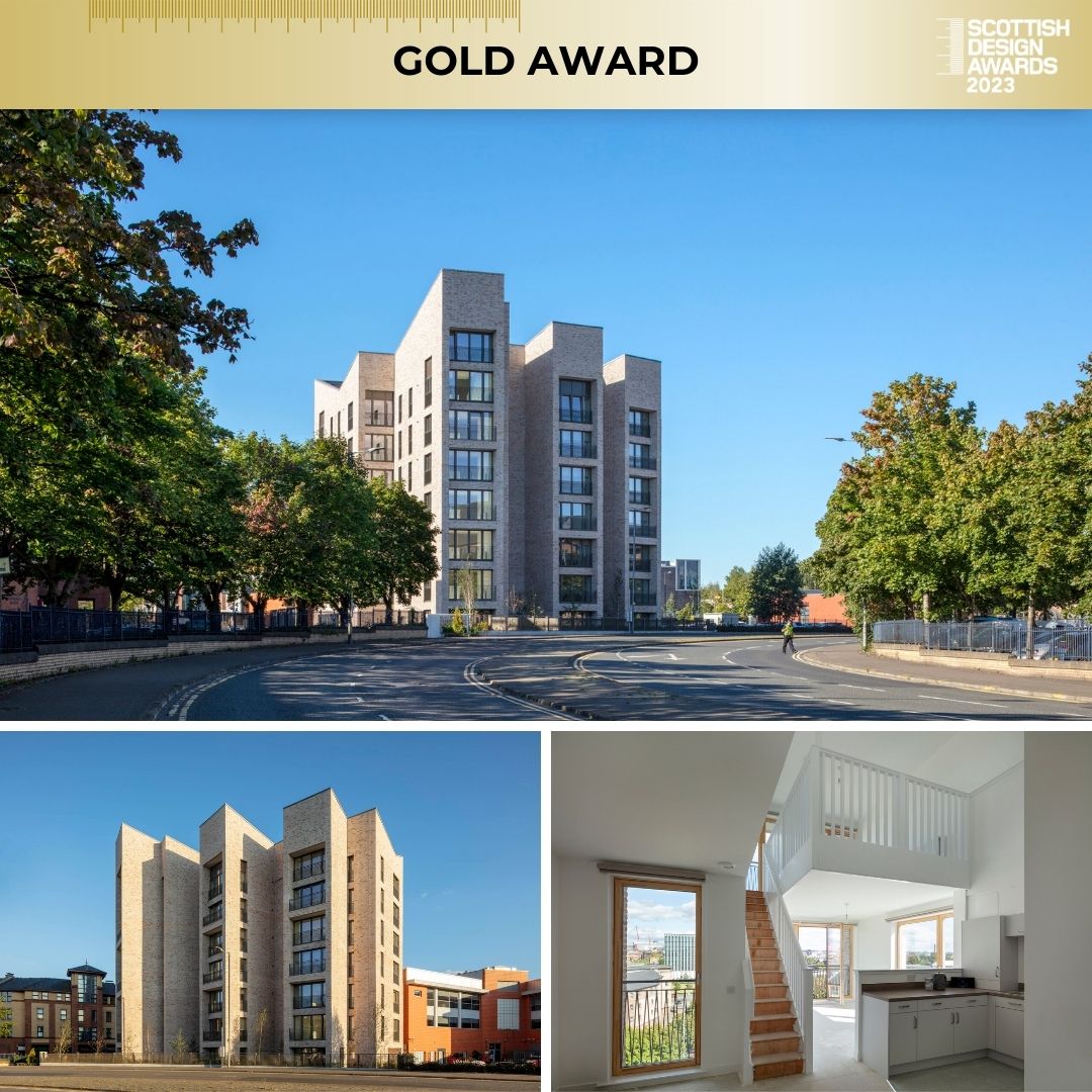 Congratulations @pagepark for winning a GOLD AWARD in the Affordable Housing category for North Gate, sponsored by @NorDanUK ! #scotdesign bit.ly/428gtW0