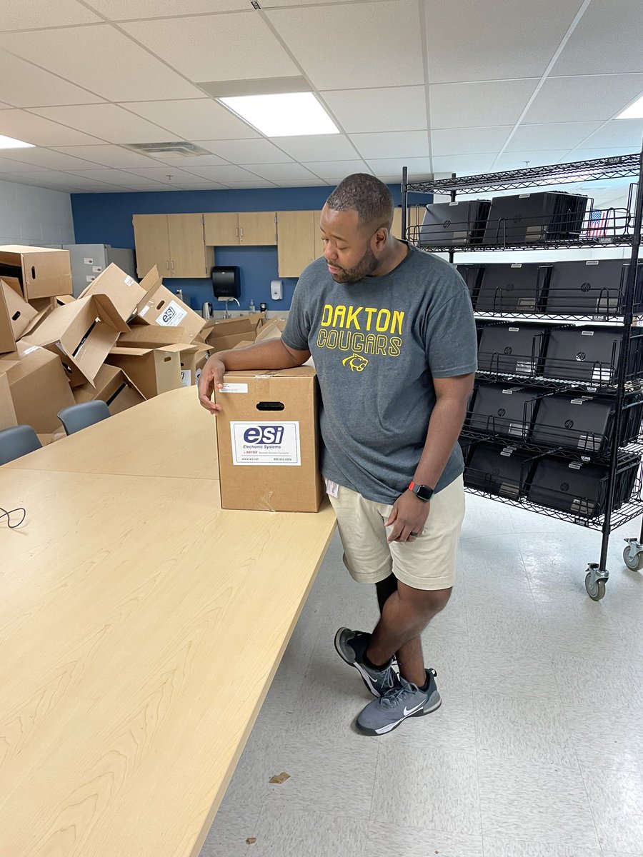 Tech_Fitz's tweet photo. 2700+ of Chromebooks unboxed and ready to be enrolled into our enterprise!!! Saved box 272 to open last and we finished just in time to enjoy the holiday weekend. https://t.co/CYM1EzOLdg