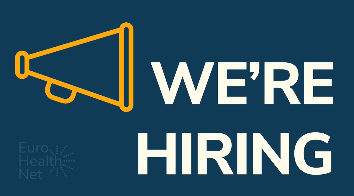 Last chance!🚨

We are recruiting a Policy Assistant to
👉work on our annual analysis of countries' use of the EU Recovery and Resilience Facility to improve health equity
👉offer general support to our Policy Platform

Apply by midnight today, 30 June!
➡️eurohealthnet.eu/vacancies/poli…