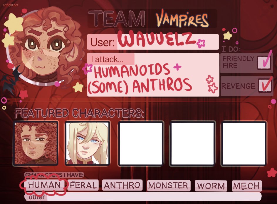 Doing art fight for the first time this year! I’ll be sure to attack as many people as possible :3 follow me!! #artfight2023