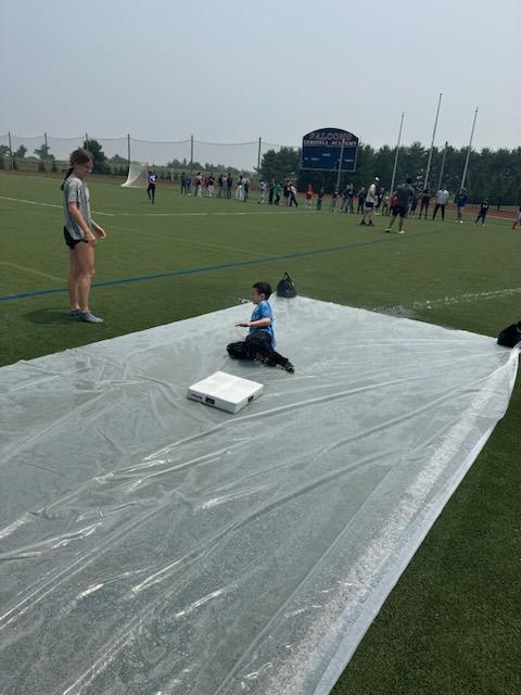 Every campers favorite day at Falcon Baseball School...  Sliding practice!  3rd straight year of a full camp with lots of great ballplayers.   #ComeBeAFalcon #Playlikeafalcon <a href="/gerstellfalcons/">Gerstell Athletics</a> <a href="/Gerstell/">Gerstell Academy</a>