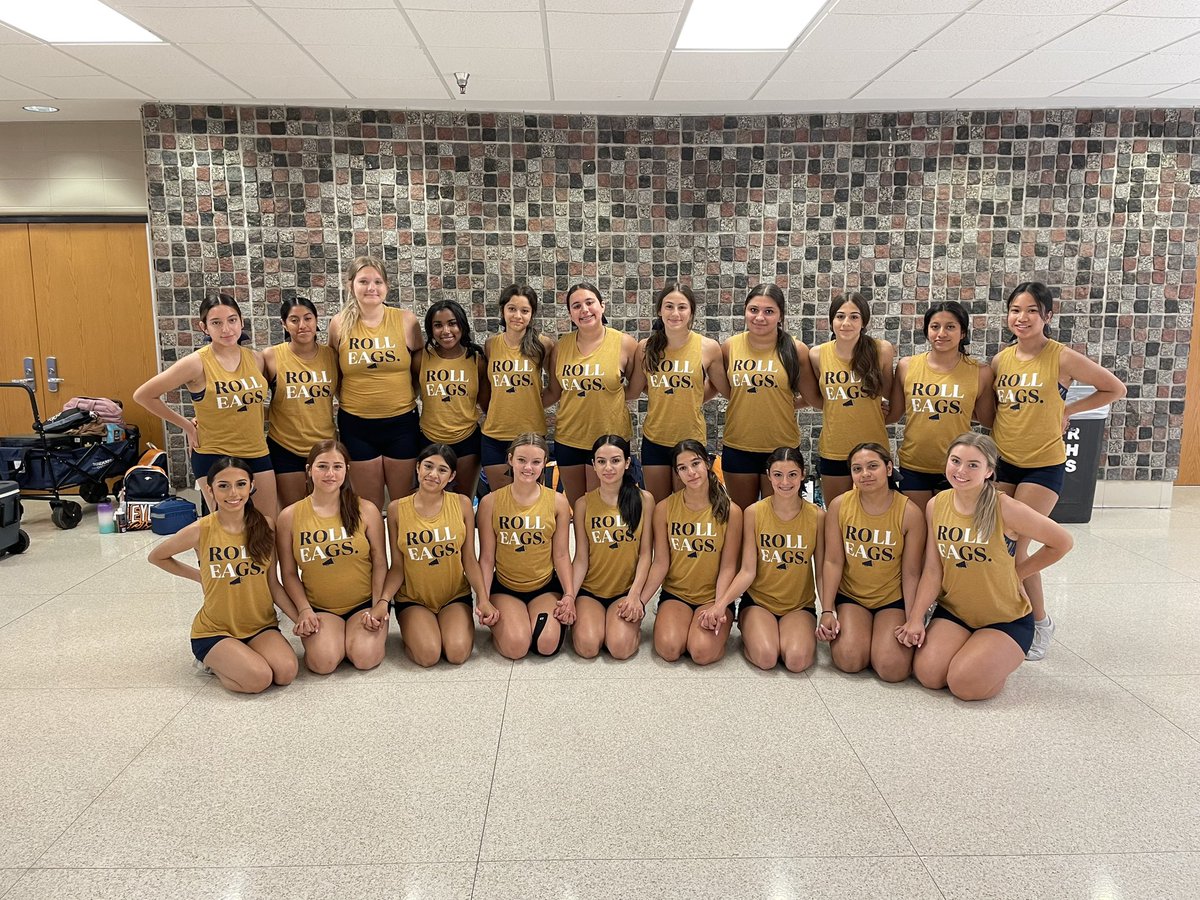 Could not be more proud of this talented Varsity team! Two of our athletes earned top 10 spots out of 400+ athletes in tumbling and jumps and we also earned most improved among all Varsity teams!💙 #leydenpride #rolleags🦅 #youaintready