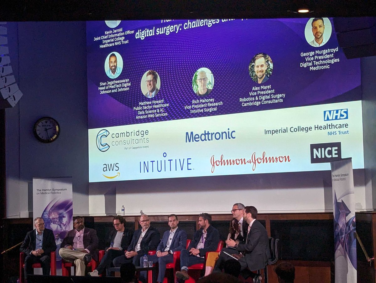 We're having a great time at #HSMR23! Thanks to our VP of Digital Technologies George Murgatroyd for a thought-provoking discussion on harnessing the potential of digital surgery. Learn more: bit.ly/3PBPvn6. #Medtronic #DigitalSurgery #TouchSurgeryEnterprise