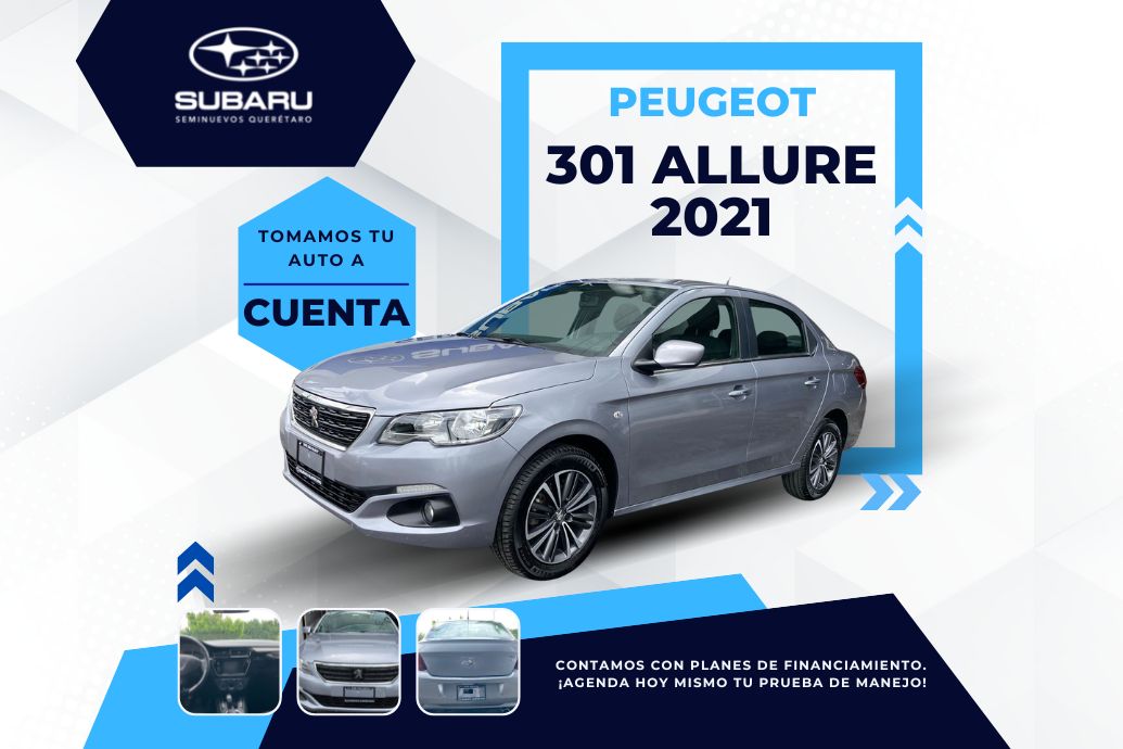 ¡Vendido!

Te invitamos a visitar nuestra página miautoenlinea.mx donde encont #seminuevos #SeminuevosDeAgencia #SeminuevosGarantia #SeminuevosDeCalidad #VendoMiSeminuevo #SeminuevoACredito #AutoACredito #MiAutoEnLinea #Peugeot301 #SubaruQuerétaro