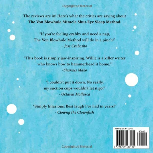 I admit it, I made up the reviews on the back of my book. I was just fishing for sales, hoping to get people hooked.